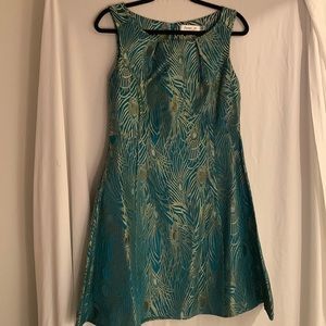 Peacock dress